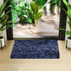 Kuber Industries Door Entrance Mat for Floor Home Entrance Colour Blue