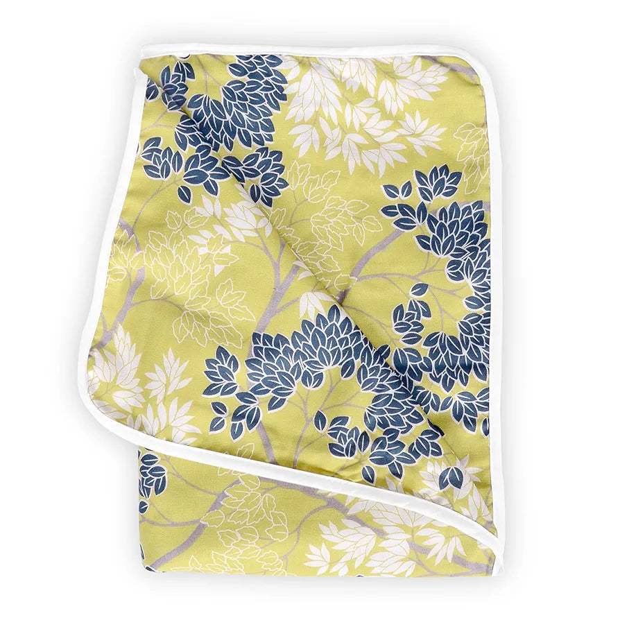 Divine Casa Floret 100% Cotton Single Kids Dohar | 120 GSM | Soft & Lightweight Throw Blanket | Cozy & Breathable Bedding | All-Season Comfort | 140 x 100 CM, Lemon Drop