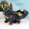 Zart Dog Showpiece for Home Decor showpiece Dog Bask Black
