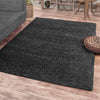 Ishro Home Premium Fuzzy Shag Carpet For Hall Rugs For Living Room Carpets For Living Room Colour Ash Grey 5x7 Fts