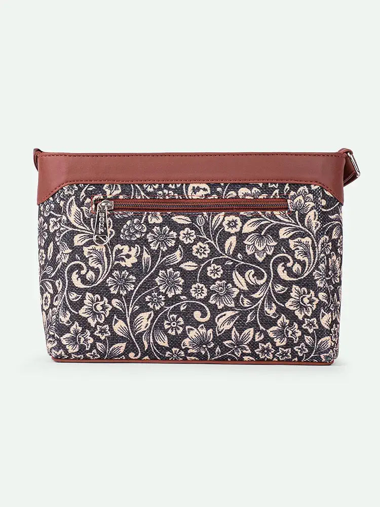 ZOUK Harmony Sling Bag | Crossbody Bags for Women | Women's Handbags | Stylish | Vegan Leather Evening Bag | Travel & Office Use | Purse and Wallet