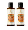 Khadi Organique Woody Sandal & Honey Hair Shampoo Cleanser - Pack of 2 - 420 ml