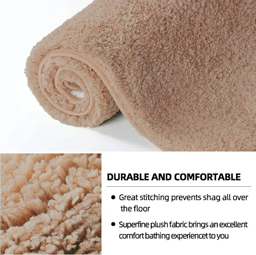 LUXE HOME INTERNATIONAL Microfiber Runner Super Soft Non Slip Vegas Rugs For Bedroom  Pack Of 1