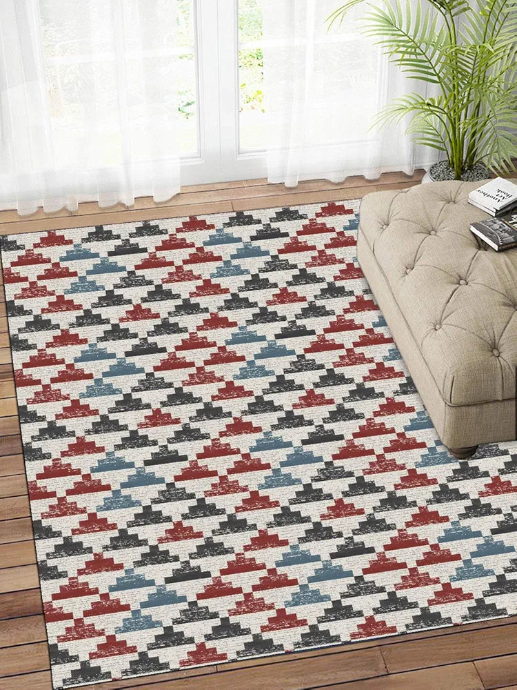 Status Contract 3D Printed Perfect Rugs for Living Area | Rug and for Bedroom |Rug and for ining Table Rug Floor with Anti Slip Backing 