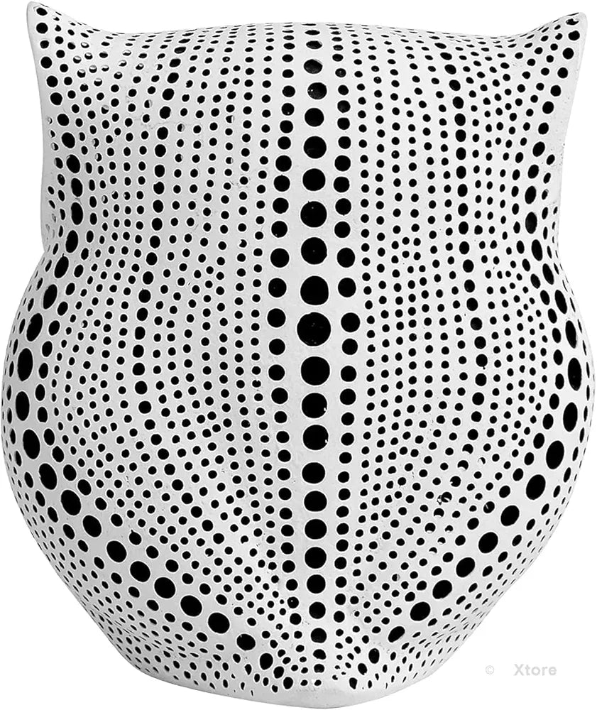 Xtore® Modern Classy Lucky Owl Resin Art Figure Showpiece -