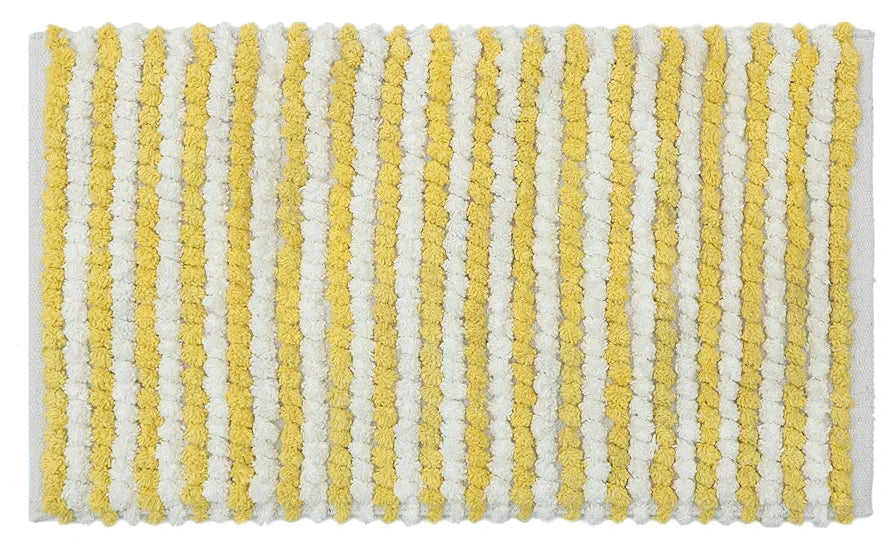 THE HOME TALK Luxury Chenille Round Bathmats | Non-Slip | Anti-Skid | Carpets for Bathroom, Living Room, Wash, Tub | Extra Soft and Super Absorbent Shaggy Bath Rug | Home Decorators
