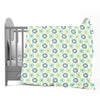 Divine Casa Floret 100% Cotton Single Kids Dohar 120 GSM Soft & Lightweight Throw Blanket Colour Green Blue