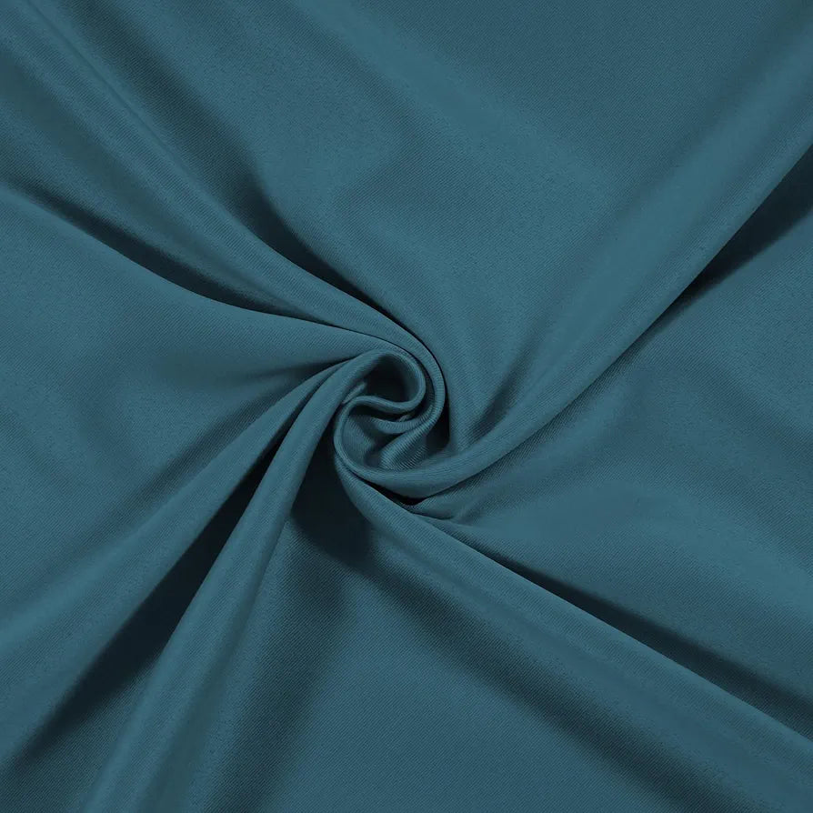 Cloth Fusion Blackout Door Curtains 7 Feet Long Set of 2, Room Darkening Blackout Parda 7 Feet with Grommet Design for Home Decor 