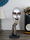 Zart Presents New Lady Face Silver Showpiece Perfect for Living Room