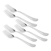 Sumeet Stainless Steel Dessert/Table Forks Set of 6 Pc – (18.2cm L) (1.6mm Thick)