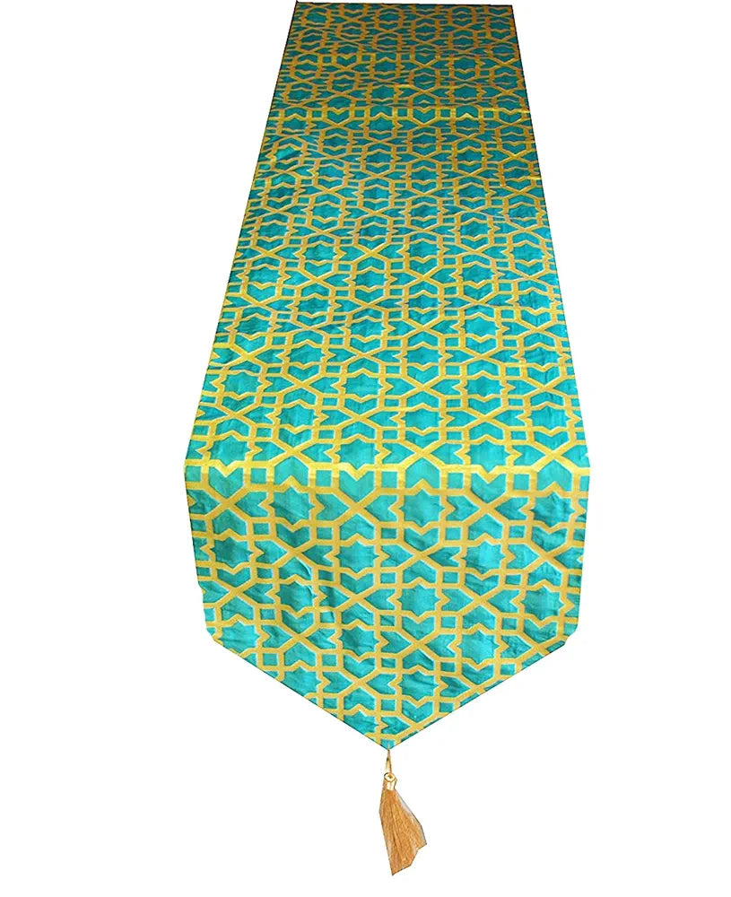 PINK PARROT Durable Dopian Silk Table Runner 12x70 1 Pc 
