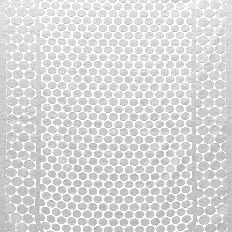 Kuber Industries Dot Sofa Slipcover Set for Living Room & Hall - 5-Seater Sofa Cover for Home Decor - White