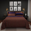 Stoa Paris Vogue Microfibre Comforter for King Size Bed with 4 Pillow Covers Colour Queen’s Chèques