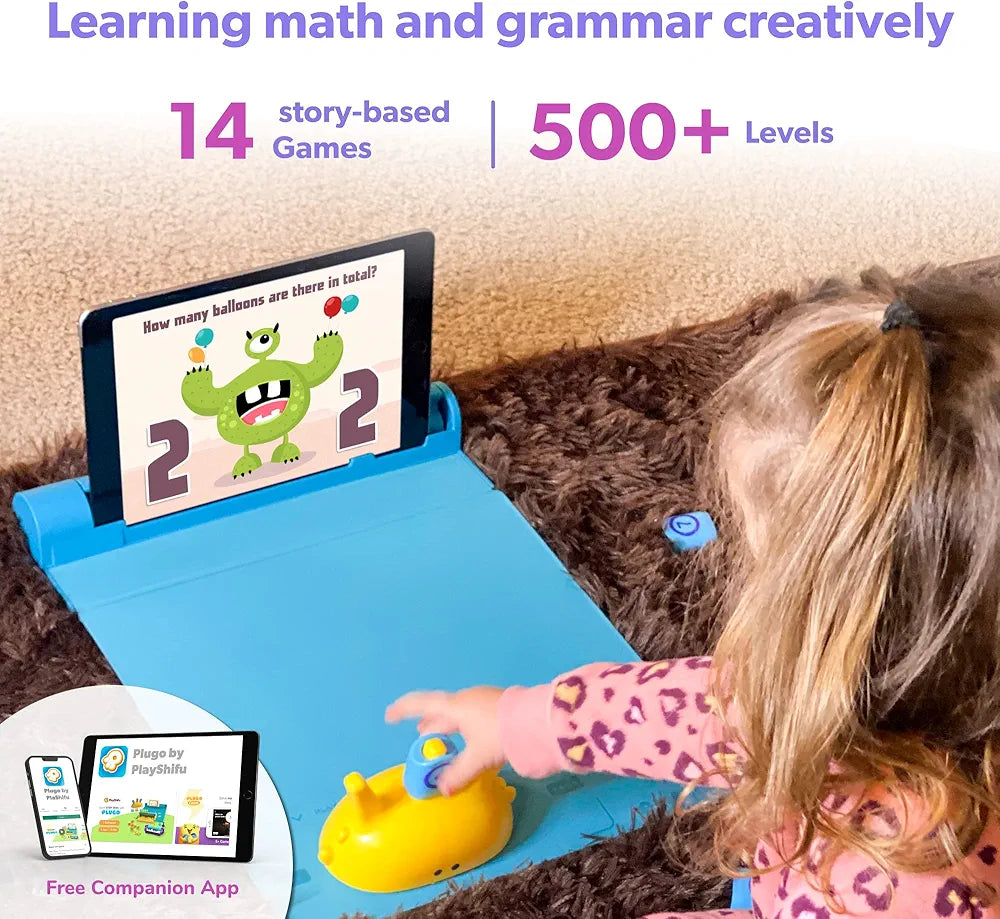 PlayShifu Plugo Learners Pack AR-Powered STEM Toys for Kids - Math Lea ...