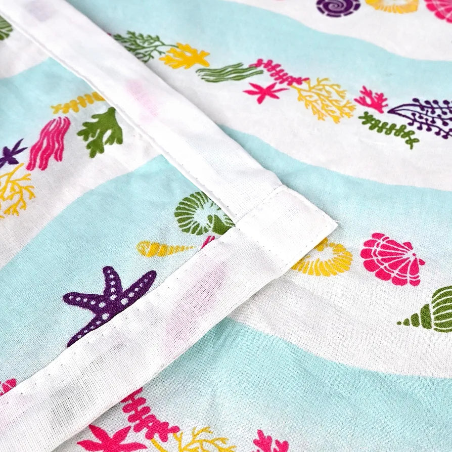 Divine Casa Pure Cotton Printed Single Dohar for Newborn Baby | 120 GSM | Soft & Lightweight Throw Blanket | Cozy & Breathable Bedding | All-Season Comfort | 0-4 Years | 135 x 100 CM, Cosmic Sky