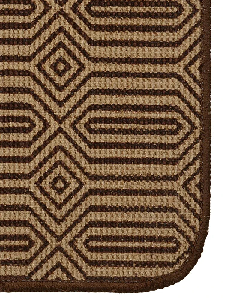 Saral Home Joda Printed Soft Jute Durable & Washable Multipurpose Runner for Home/Kitchen/Living Area/Lobby/Office with Anti Skid Backing 