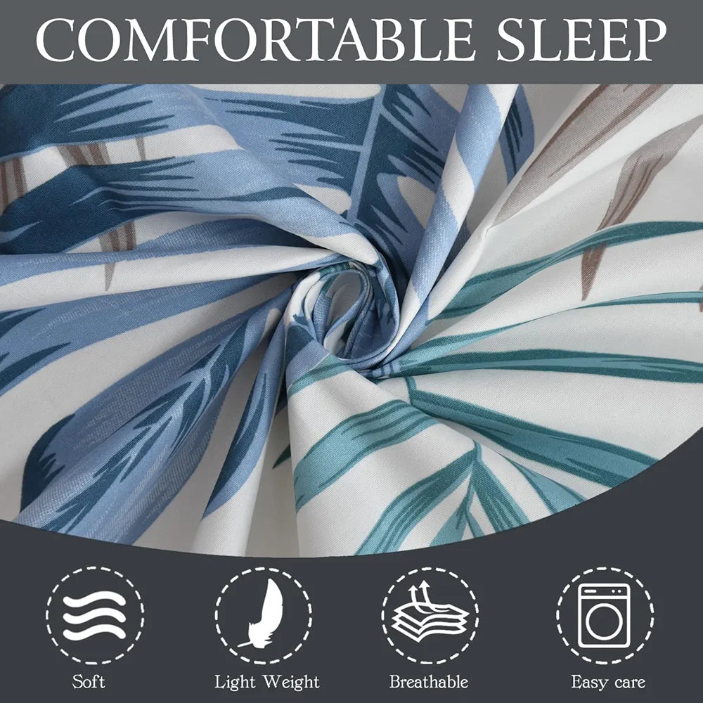 FRESH FROM LOOM Elastic Fitted Floral Bed Sheets King Size Bed With Two Pillow Cover | Soft Microfiber Bed Covers For Mattresses Tuck In | Fitted Bedsheet , 144 Tc