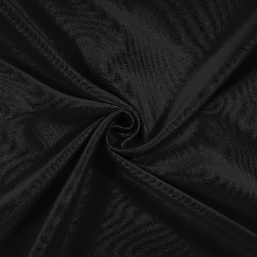 Cloth Fusion Plain Blackout Door Curtains 7 Feet Long Set of 2, Room Darkening Blackout Parda 7 Feet with Grommet Design for Home Decor 