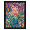 ArtX Paper Abstract Girl Face Wall Art Multicolor Modern
