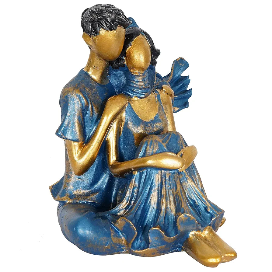 zart Presents New Romantic Couple Showpiece , Resin, 10 cm, 7 cm