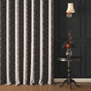 Story@Home Blackout Curtains for Door 7 Feet Long 1 Piece Colour Criss Cross Grey
