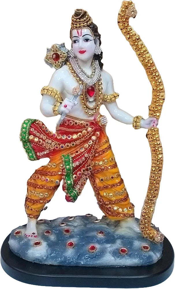 ALILA Marble Finish Murti Idol Statue Sculpture Spiritual Hindu God | Decorative Idols - Home Mandir Temple Office Pooja Room Decor 