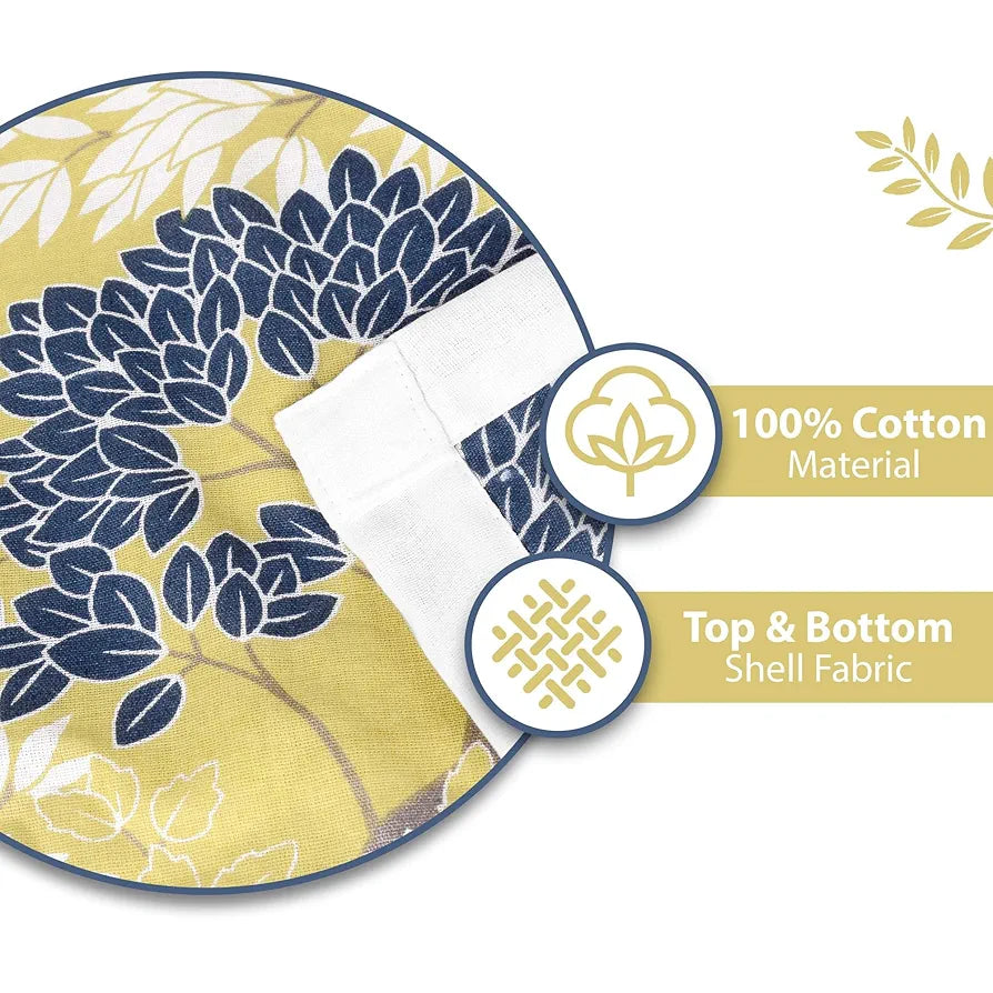 Divine Casa 100% Cotton Single Bed Dohar | Ultra-Soft AC Blanket | Lightweight & Reversible Summer Quilt | 210 x 140 CM, Lemon Drop Yellow