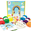 Kalakaram Diy Macrame Rainbow Kit | Macrame Craft Kit for Beginners | Diy Kids Room Decor | Activity Kit for Kids