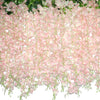 Wisteria Hanging Flowers 60 Branches Wisteria Flower Garland Decorations Pack of 4