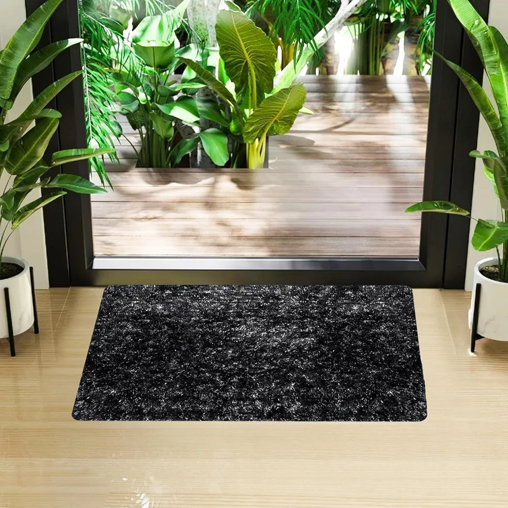 Kuber Industries Door Entrance Mat for Floor & Home Entrance | Anti-Skid Lexus Home Decor Entryway Door Mat | Grey