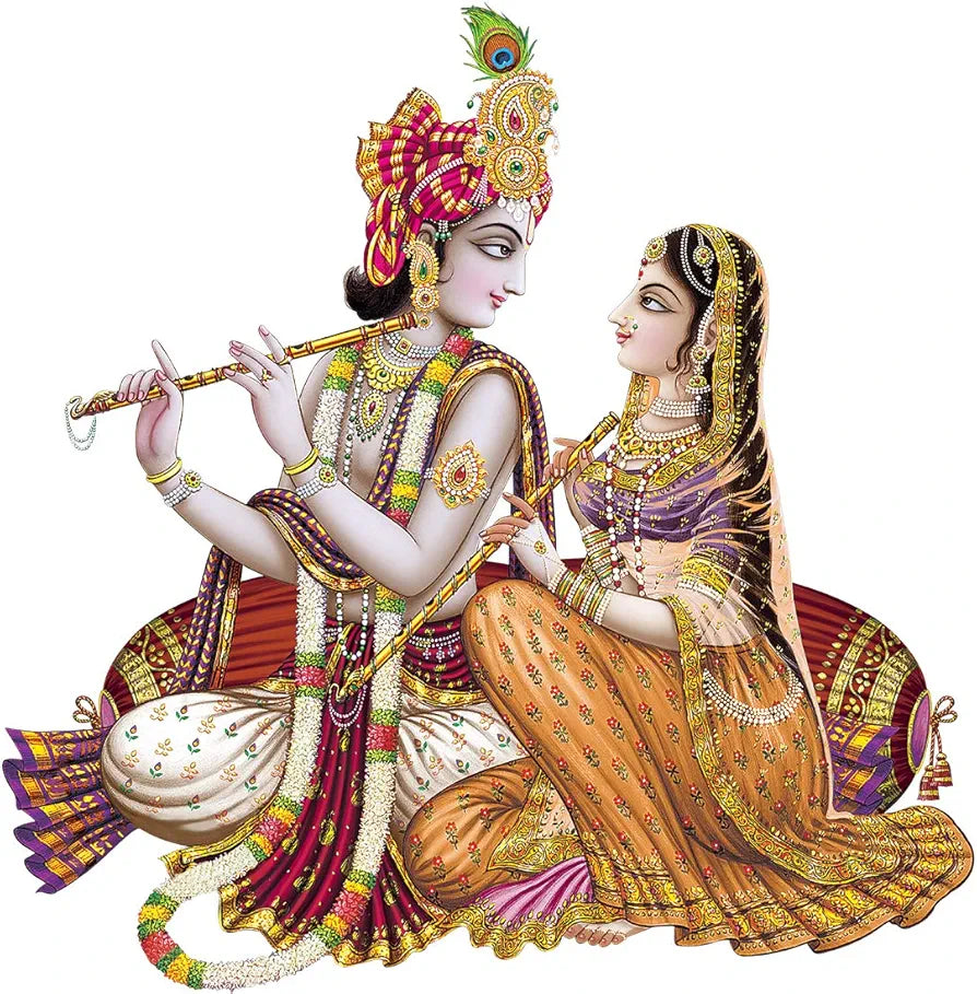 Rangoli White Glossy Vinyl Wall Sticker Premium Self-Adhesive Waterproof Decorative Wall Decal for Bedroom, Living Room, Office & Home Decoration Easy to Apply. Parent-7, Design-10