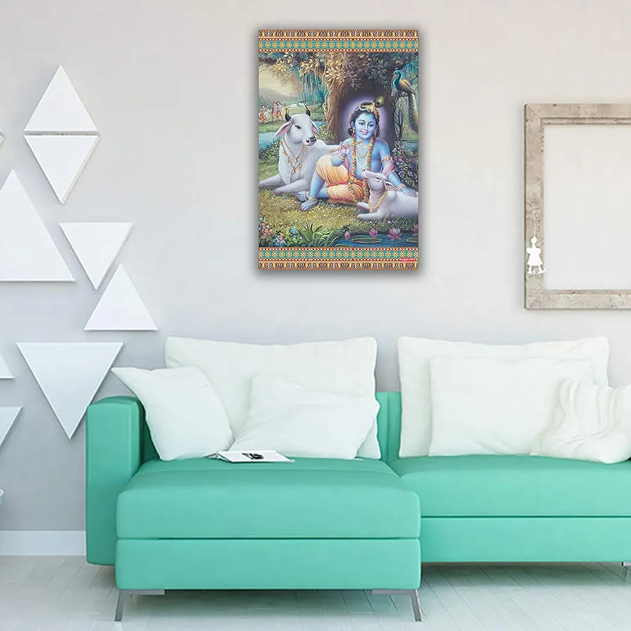 Rangoli MDF Wall Stick Decorative Panel 12x18 Wall Art for Home, Living Room, Bedroom, Office & Decoration. P-1, Design-25