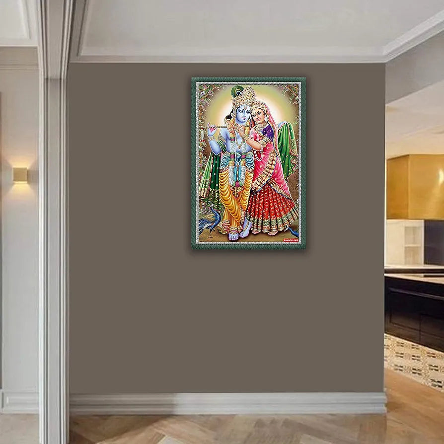 Rangoli MDF Wall Stick Decorative Panel 12x18 Wall Art for Home, Living Room, Bedroom, Office & Decoration. P-1, Design-14