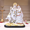 CraftVatika Radha Krishna Murti Idol Marble Dust Radhe Krishna with Cow Statue
