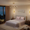 Stoa Paris Satin Bedsheet King Size Bed, Premium Bedding Set with 2 Pillow Cover Colour Grey