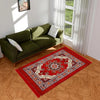 Kuber Industries 4x6 Feet Carpet Velvet Carpet-Rug for Home Decor Carpet Rug for Bedroom Red