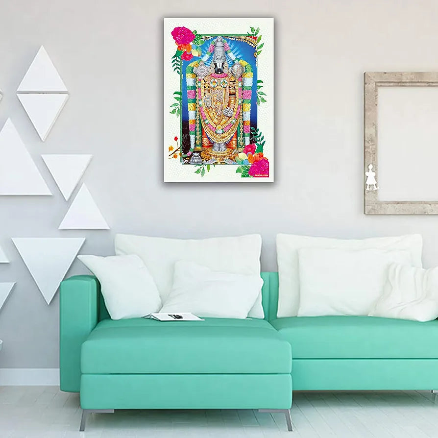 Rangoli MDF Wall Stick Decorative Panel 12x18 Wall Art for Home, Living Room, Bedroom, Office & Decoration. P-1, Design-16