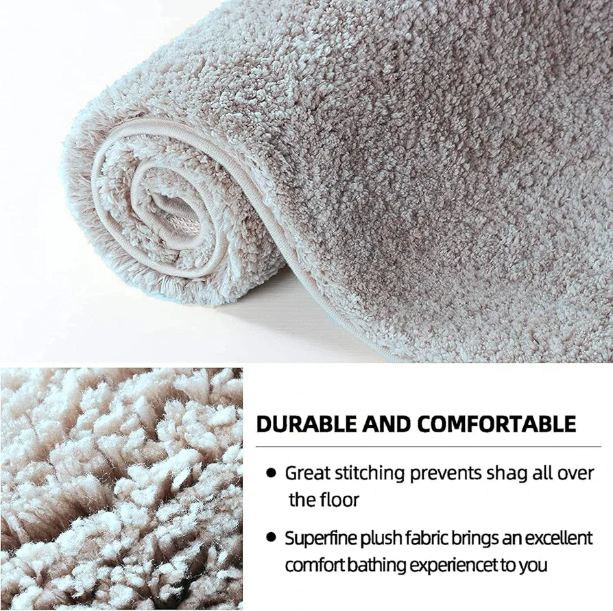 LUXE HOME INTERNATIONAL Microfiber Runner Super Soft Non Slip Vegas Rugs For Bedroom  Pack Of 1