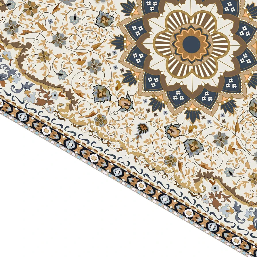 ishro home 3 x 5 Feet 3D Jet Multi Printed Carpet Rug Runner and Carpets for Bedroom/Living Area/Home with Anti Slip Backing 