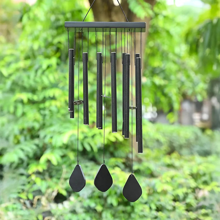 Hindcraft Serene Wind Chimes for Bedroom & Living Room – Relaxing Home Décor, Harmonizing Energy, Ideal Gift for Women, Men, Couples, Housewarming, Balcony & Garden Accent