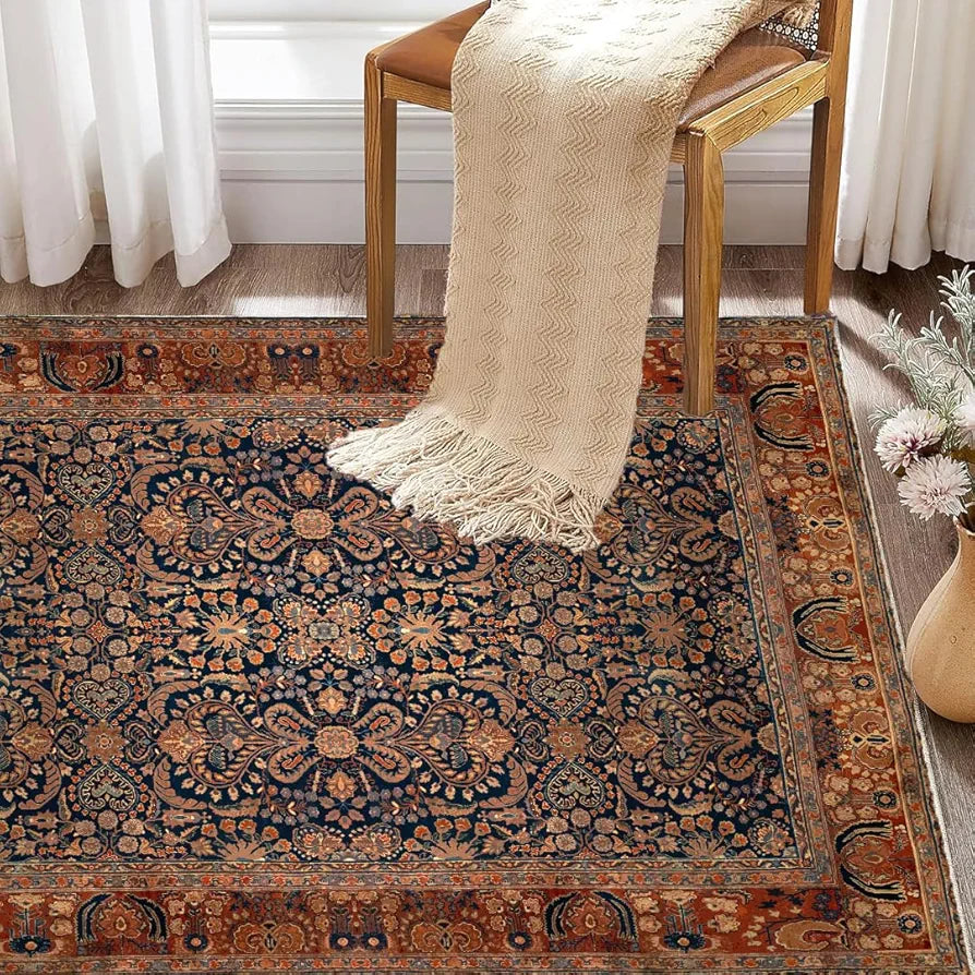 ishro home 3x5 Feet 3D Jet Multi Printed Carpet Rug Runner and Carpets for Bedroom/Living Area/Home with Anti Slip Backing 