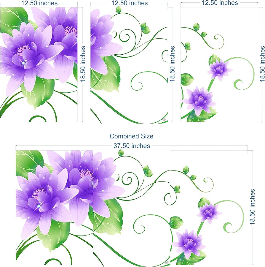 Rangoli MDF 3 Pcs Wall Poster 12x18 Inch Decorative Wall Art for Home, Office, Living Room. P-4, Design-16