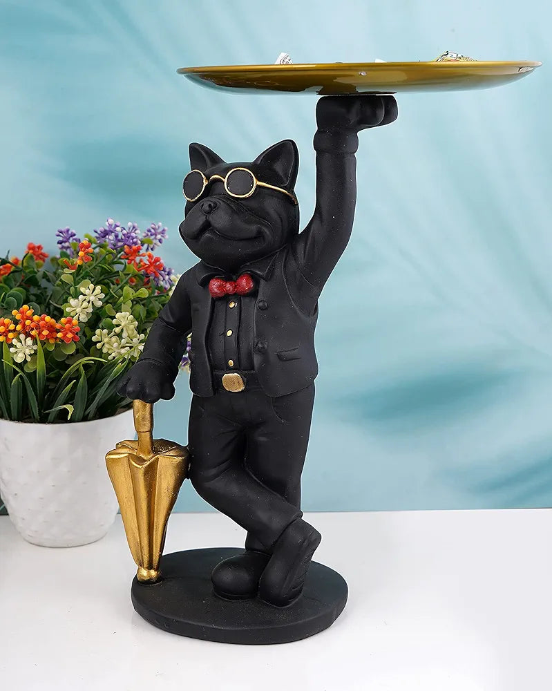 zart Dog Showpiece for Home Decor Showpiece , Silk