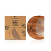 The Bamboo Bae Beard Comb for Styling and Hair Growth Handmade Neem Comb | Handcrafted by Local Artisans