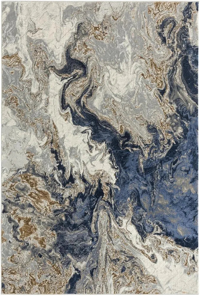 ishro home 5x7 Feet 3D Jet Multi Printed Carpet Rug Runner and Carpets for Bedroom/Living Area/Home with Anti Slip Backing 