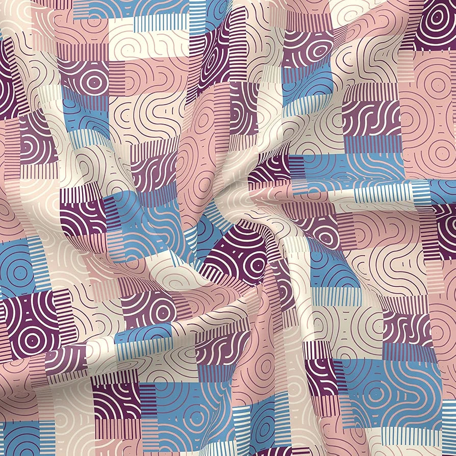 Layers Basicx 100% Cotton Bedsheet Set for All Seasons - Lightweight, Moisture Absorbent, Machine Washable & Easy to Care - Gift for Housewarming & More - 120 TC - Queen Size 