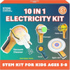 Butterfly EduFields 10in1 Ultimate Electricity Kit | Science Project Kit | Stem Toys for Kids Age 5-8 Years Boys Girls