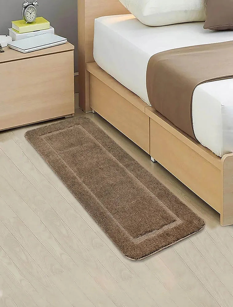Saral Home - Good Morning Mat, Soft, Anti-Skid, Washable, Water Absorbent, Quick Drying, All time usable Bathmat/Doormat/Runner. Slip-Resistant Backing for Everyday Safety.