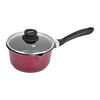 Bergner Scarlett Cast Aluminium Non-stick Saucepan With Glass Lid, 16 Cm | 1.35 Litres