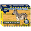 Webby Zebra in The Grasslands Jigsaw Puzzle, 252 Pieces